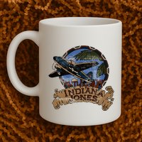 Lucasfilm I.N.D.I.A.N.A J.O.N.E.S Adventure Plane Vintage Mug