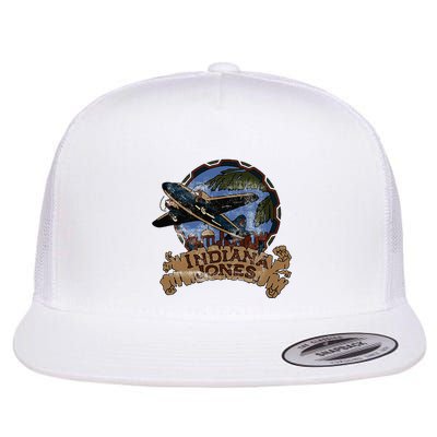 Lucasfilm I.N.D.I.A.N.A J.O.N.E.S Adventure Plane Vintage Flatbill Hat