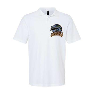 Lucasfilm I.N.D.I.A.N.A J.O.N.E.S Adventure Plane Vintage Softstyle Adult Sport Polo