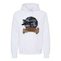 Lucasfilm I.N.D.I.A.N.A J.O.N.E.S Adventure Plane Vintage Premium Hoodie