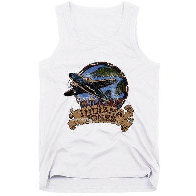 Lucasfilm I.N.D.I.A.N.A J.O.N.E.S Adventure Plane Vintage Tank Top