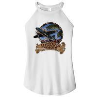 Lucasfilm I.N.D.I.A.N.A J.O.N.E.S Adventure Plane Vintage Women’s Perfect Tri Rocker Tank