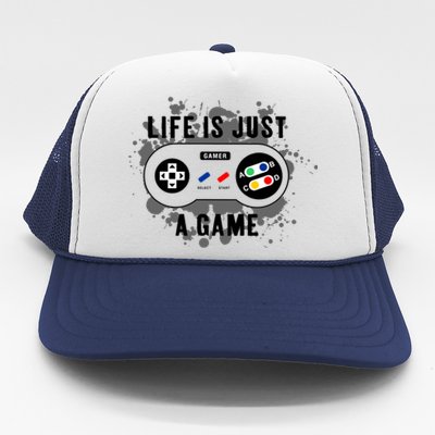 Life Is Just A Game Trucker Hat