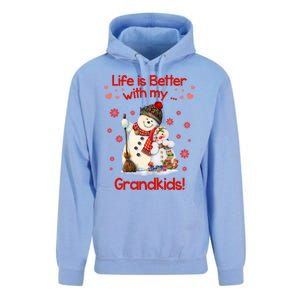 Life Is Just Better When IM With My Grand Snow Gift Cute Gift Unisex Surf Hoodie