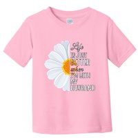 Life Is Just Better When I'm With My Husband Sunflower Toddler T-Shirt