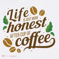 Life Is Just More Honest After Cup Of Coffee Funny Short Acrylic Beanie