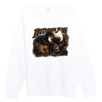 Lucasfilm I.N.D.Ia.N.A J.O.N.E.S Raiders Of The Lost Ark Boulder Run Premium Crewneck Sweatshirt