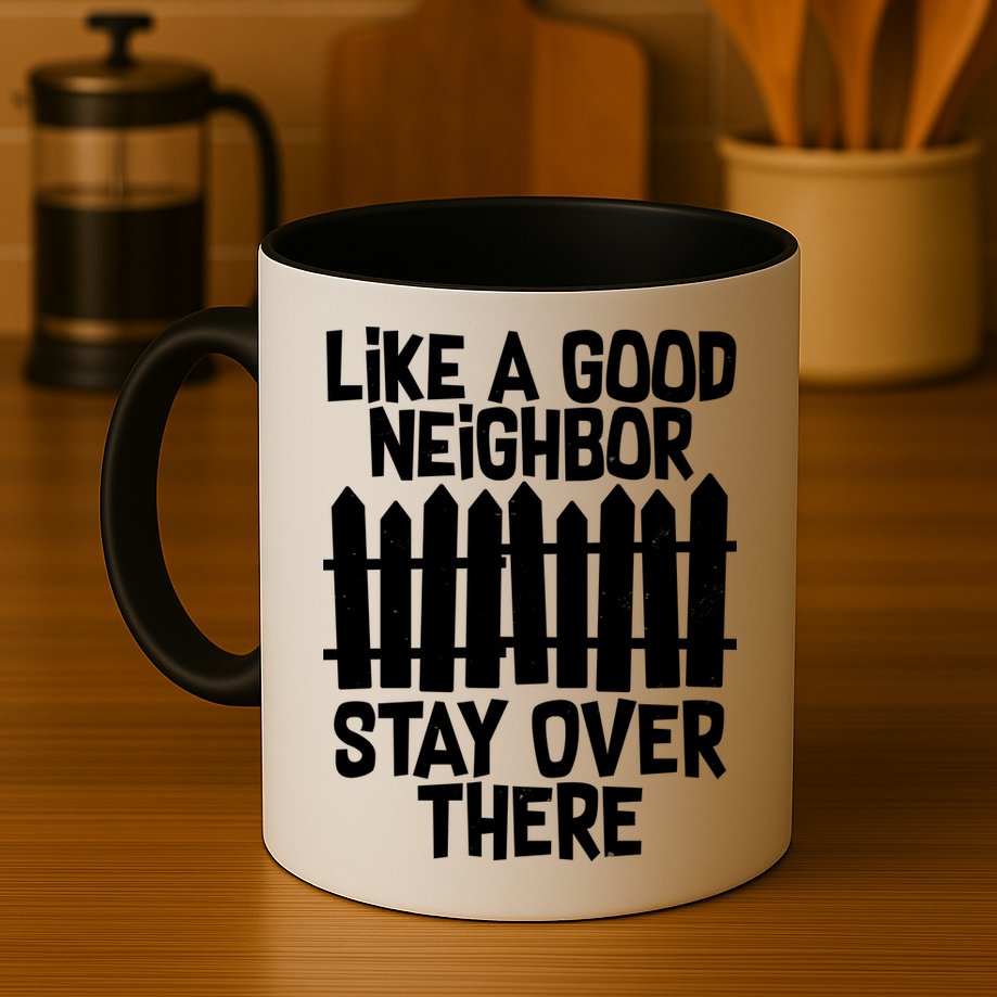 Like A Good Neighbor Stay Over There Mug