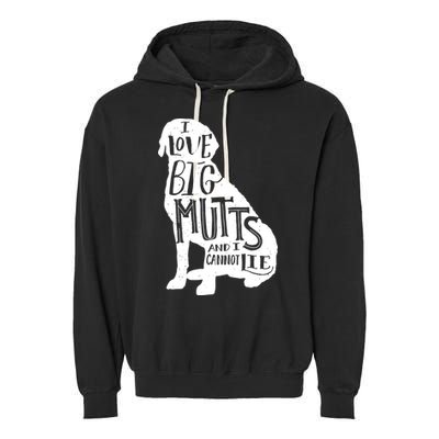 Like Big Mutts and I Cannot Lie Garment-Dyed Fleece Hoodie