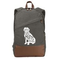 Like Big Mutts and I Cannot Lie Cotton Canvas Backpack