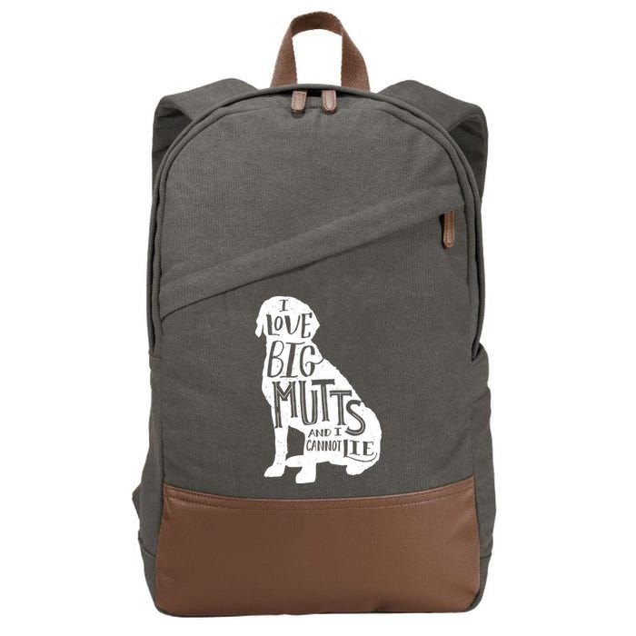 Like Big Mutts and I Cannot Lie Cotton Canvas Backpack