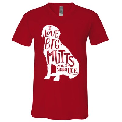 Like Big Mutts and I Cannot Lie V-Neck T-Shirt
