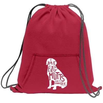 Like Big Mutts and I Cannot Lie Sweatshirt Cinch Pack Bag