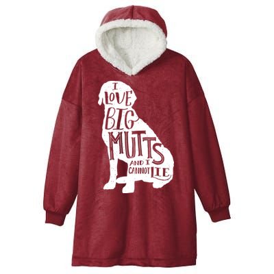 Like Big Mutts and I Cannot Lie Hooded Wearable Blanket