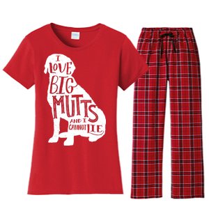 Like Big Mutts and I Cannot Lie Women's Flannel Pajama Set