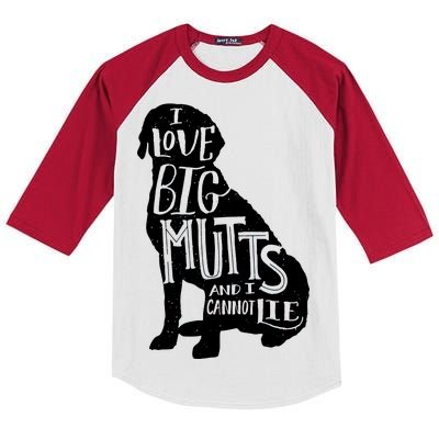 Like Big Mutts and I Cannot Lie Kids Colorblock Raglan Jersey