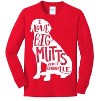 Like Big Mutts and I Cannot Lie Kids Long Sleeve Shirt