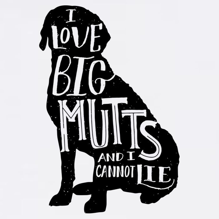Like Big Mutts and I Cannot Lie Garment-Dyed Sweatshirt