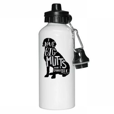 Like Big Mutts and I Cannot Lie Aluminum Water Bottle