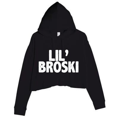 lil' broski Crop Fleece Hoodie