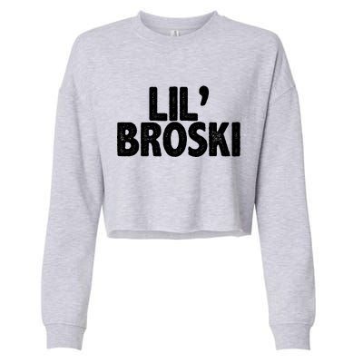 lil' broski Cropped Pullover Crew