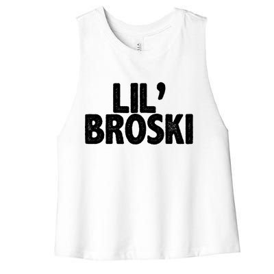 lil' broski Women's Racerback Cropped Tank