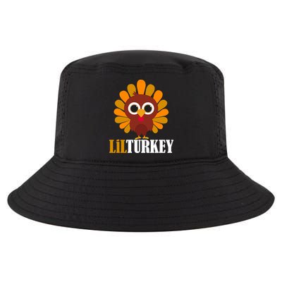 Lil Turkey Cute Thanksgiving  Cool Comfort Performance Bucket Hat