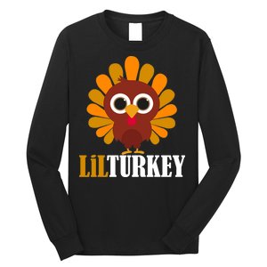 Lil Turkey Cute Thanksgiving  Long Sleeve Shirt