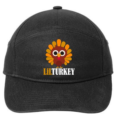 Lil Turkey Cute Thanksgiving  7-Panel Snapback Hat