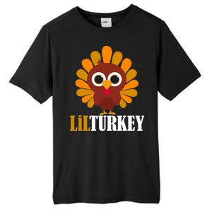 Lil Turkey Cute Thanksgiving  Tall Fusion ChromaSoft Performance T-Shirt