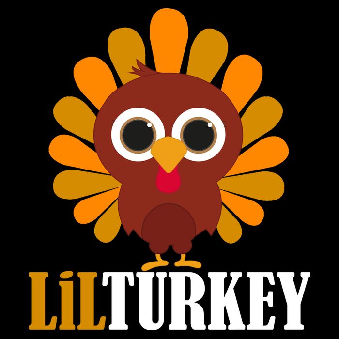 Lil Turkey Cute Thanksgiving  Bucket Hat