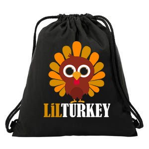 Lil Turkey Cute Thanksgiving  Drawstring Bag