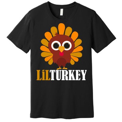 Lil Turkey Cute Thanksgiving  Premium T-Shirt