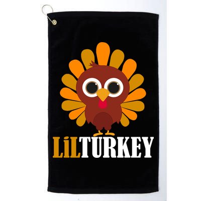 Lil Turkey Cute Thanksgiving  Golf Towel