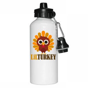 Lil Turkey Cute Thanksgiving  Aluminum Water Bottle