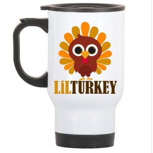 Lil Turkey Cute Thanksgiving  Stainless Steel Travel Mug