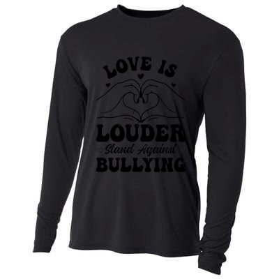 Love Is Louder Anti Bullying Kids Unity Day Orange Be Kind Cooling Performance Long Sleeve Crew
