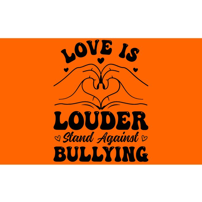 Love Is Louder Anti Bullying Kids Unity Day Orange Be Kind Bumper Sticker