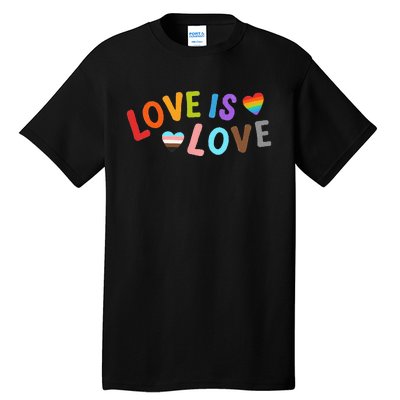 Love Is Love Pride Month LGBTQ Peace No Hate Classic Tall T-Shirt