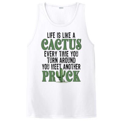 Life Is Like A Cactus Every Time You Turn Around PosiCharge Competitor Tank