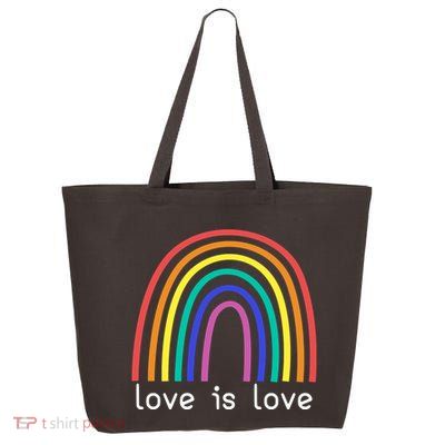 Love Is Love Rainbow Pride Month 25L Jumbo Tote