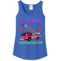 Last In Last Out Fire Truck Firefighter Novelty Gift Meaningful Gift Ladies Essential Tank