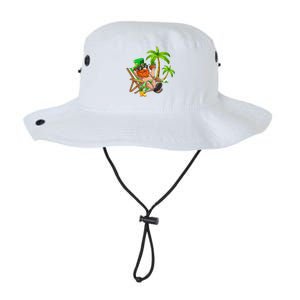 Lucky Irish Leprechaun Hawaiian Surfing St Patrick Day Retro Cute Gift Legacy Cool Fit Booney Bucket Hat