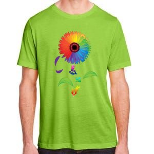 Love Is Love Lgbt Flower Cool Gift Lgbt Pride Gift Adult ChromaSoft Performance T-Shirt