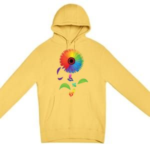 Love Is Love Lgbt Flower Cool Gift Lgbt Pride Gift Premium Pullover Hoodie