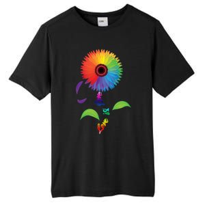 Love Is Love Lgbt Flower Cool Gift Lgbt Pride Gift Tall Fusion ChromaSoft Performance T-Shirt