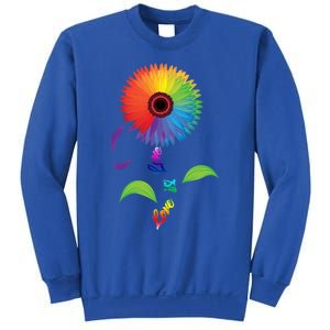 Love Is Love Lgbt Flower Cool Gift Lgbt Pride Gift Sweatshirt