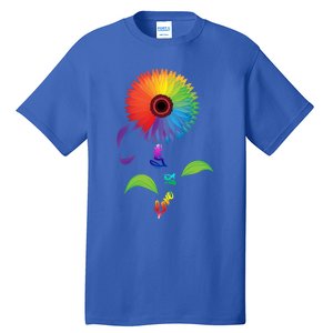 Love Is Love Lgbt Flower Cool Gift Lgbt Pride Gift Tall T-Shirt