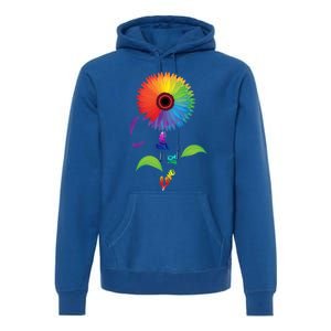 Love Is Love Lgbt Flower Cool Gift Lgbt Pride Gift Premium Hoodie