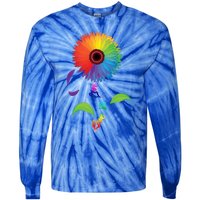 Love Is Love Lgbt Flower Cool Gift Lgbt Pride Gift Tie-Dye Long Sleeve Shirt